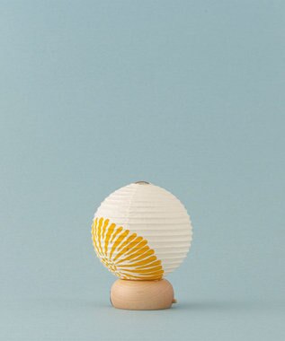 ちょうちん堂 【きもち】HITAMUKI 菊 ちょうちん ライト ホワイト