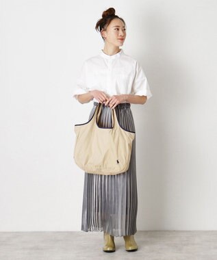 MOONBAT POLO RALPH LAUREN ポロポニー 刺繍 ポーチ付きレインバック ベージュ