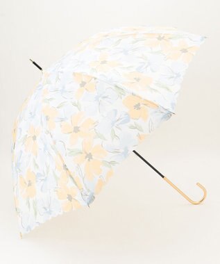ANY SIS 【WEB限定】晴雨兼用フラワーウォール 長傘 イエロー系