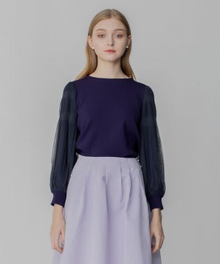 TOCCA 【洗える！】RIPPLE プルオーバー ネイビー系