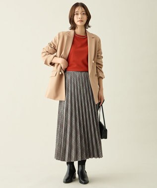 ANY L ウーリッシュＷブレストジャケット キャメル