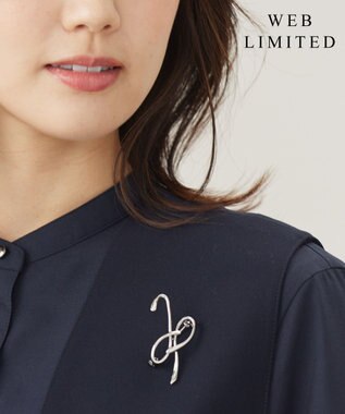 J.PRESS LADIES 【WEB限定】JPライン ブローチ