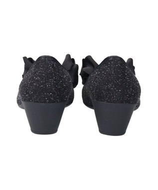 Bridget Birkin ＜3E＞【Bridget Birkin Walk】リボンウォーキングパンプス ブラック雑材