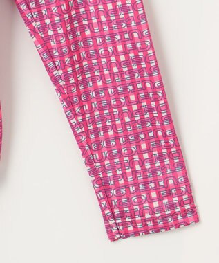 23区GOLF 【WOMEN】【UVケア/吸水速乾】ギンガムチェックロゴ 長袖シャツ ピンク系3