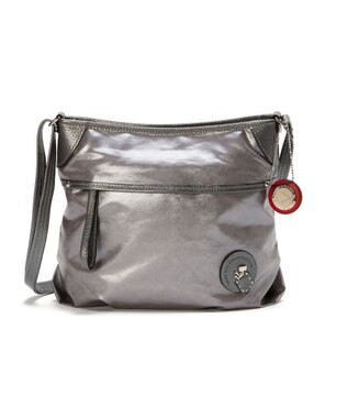 PELLE BORSA ショルダーバッグ Alive アライブ 4326 ガンメタ