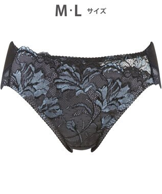 Wing Wing Lesiage 【3000シリーズ】 ペアショーツ はきこみ丈ふつう PF3000 ウイング／ワコール ブラック