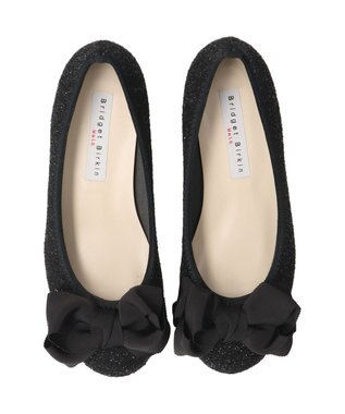 Bridget Birkin ＜3E＞【Bridget Birkin Walk】リボンウォーキングパンプス ブラック雑材