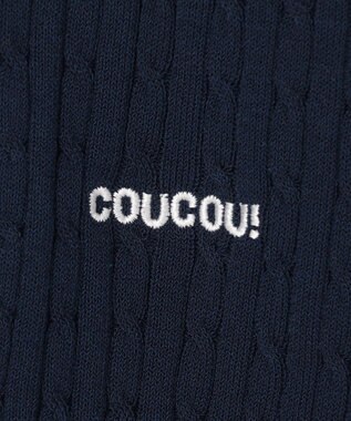 組曲 【先行予約・Flower Collection】COUCOUニット カーディガン ネイビー系