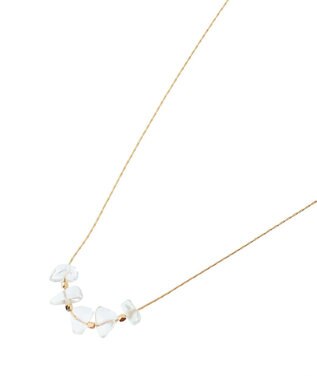 Green Parks ｅｖｅｒｙ　ｗａｌｋ．天然石サザレスライドネックレ Gold