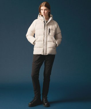 JOSEPH ABBOUD MOUNTAIN 【軽量/ソフト/イージーケア】ソフトダンボールニット プルオーバー ライトグレー系