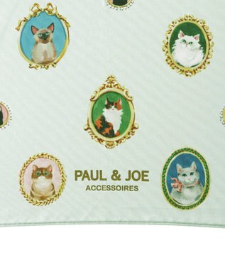MOONBAT ポール & ジョー (PAUL & JOE ACCESSOIRES) 長傘 キャッツ カメオ UV ライトグレー