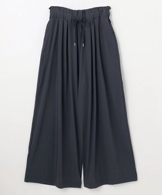 ANY 【新色追加/ウエストゴム】清涼リラックスハイウエストパンツ チャコール