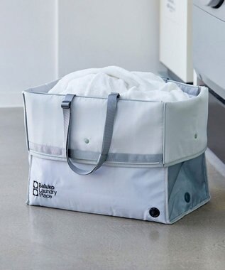 ROOTOTE 9655【BLT×RT コラボ商品】RT. Baluko Laundry Place.ランドリーバッグ.コンテナ 01：グレー