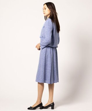 TOCCA 【洗える】MIST TWEED ジャケット ブルー系5