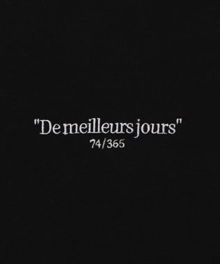 WEGO 【ユニセックス着用ITEM/2点SET/MLサイズ展開】アクセ付きフォトグラフィックプルオーバー ブラック