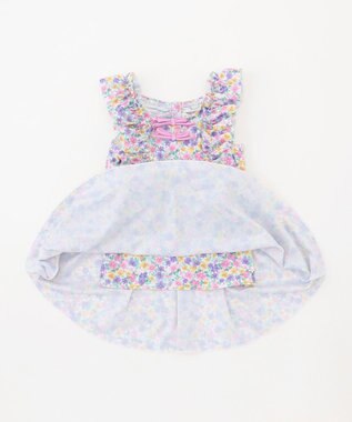 ANY KIDS 小花柄 セパレート水着 エクリュ