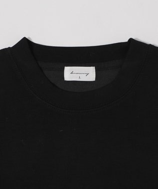 WEGO 【ユニセックス着用ITEM/2点SET/MLサイズ展開】アクセ付きフォトグラフィックプルオーバー ブラック