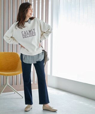 ANY L 【ストレッチ】コンフォート美脚 デニムパンツ インディゴ