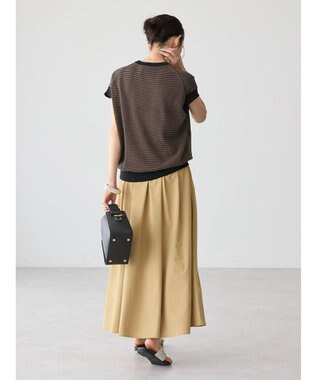 AMERICAN HOLIC イージーケア＋接触冷感ウエストタックフレアスカート Beige