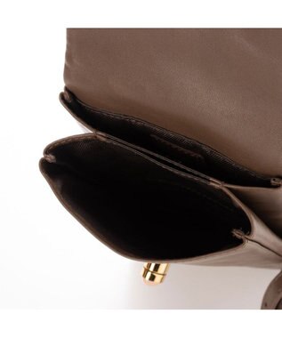 UNBILLION ペルケ perche ジェムストーンヒネリモバイルショルダー グレー