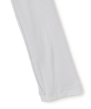 ICB L 【新色追加・洗える】 パウダリーリブ ハイネックプルオーバー ライトグレー系