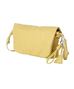 Green Parks パテッドドロストショルダーバッグ Yellow