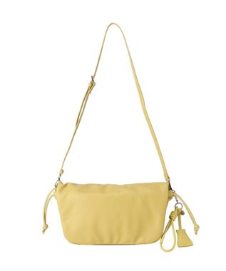 Green Parks パテッドドロストショルダーバッグ Yellow
