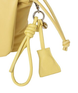 Green Parks パテッドドロストショルダーバッグ Yellow