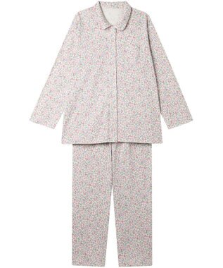 Wing パジャマ 綿100%(本体) スムース素材 長袖 長ズボン レディース EP7046 ウイング／ワコール