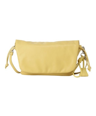Green Parks パテッドドロストショルダーバッグ Yellow