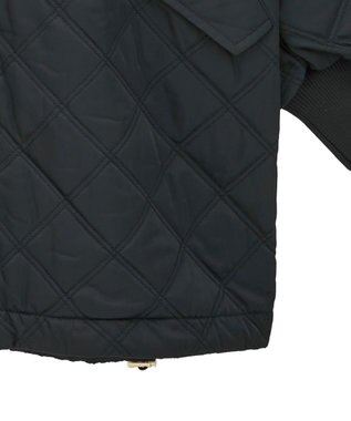 earth music&ecology キルティングバルーンコート Black