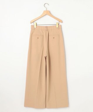 組曲 ドライタッチツイル ワイドパンツ ベージュ系
