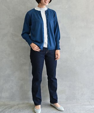 muuc 〈高品質シルク＆スーピマ超長綿〉〈洗えるニット〉ノースリーブボトルネックプルオーバー ライトグレー