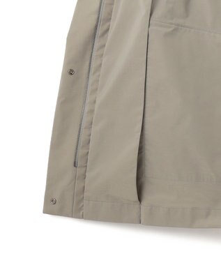 ICB 【撥水加工】メモリーストレッチタフタ マウンテンパーカー カーキ系