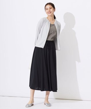 J.PRESS LADIES ツイストサークル ワントップ ネックレス シルバー系