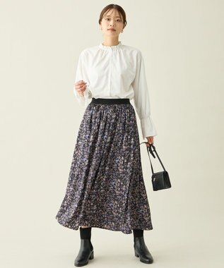 ANY エニィファンクションハイネックブラウス オフ