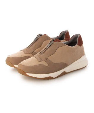 ing <ing>ロックファスナーレザースニーカー