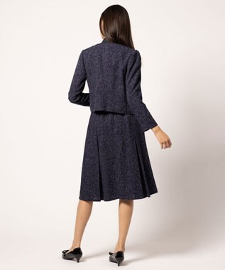 TOCCA 【洗える】MIST TWEED ジャケット ネイビー系5