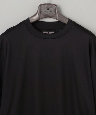 GOTAIRIKU 【綿100％】カバーネック ドレスTシャツ_ロング ブラック系