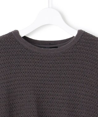23区 【先行予約】ニット レイヤード セットアップ ワンピース ダークブラウン系