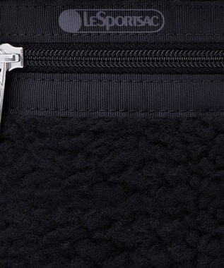 LeSportsac DENIM PHONE CROSSBODY/ブラックデニム/ブラックシェルパ ブラックデニム/ブラックシェルパ