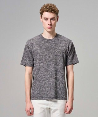 JOSEPH HOMME 【WEB・一部店舗限定】 メランジウィーブ　半袖カットソー グレー系