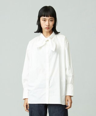  【WOMEN】コットンボータイ ブラウス