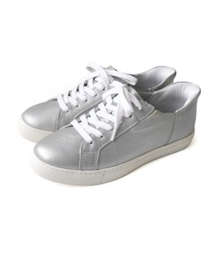 Pointer 本革スライドオンスニーカー シルバー