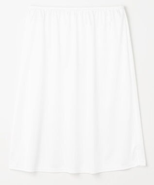 ANY 【手洗い可能】【ペチコート付】ギャザーシャツワンピース ブルーストライプ