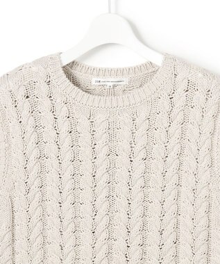 23区 【先行予約】ケーブル ニットベスト ベージュ系