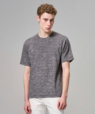  【WEB・一部店舗限定】 メランジウィーブ　半袖カットソー