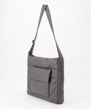 JOSEPH HOMME シンセティックソフトレザー　ワンショルダー バッグＬサイズ グレー系