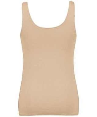 Wing カップ付きタンクトップ 綿混(身生地部) ラク きれいなバストシルエット 【シンクロブラトップ 綿混タイプ】 ブラトップ ET1132 ウイング／ワコール シナモンブラウン