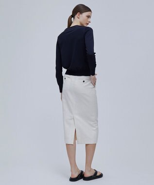 BEIGE， NADIA / ジップアップカーディガン Navy